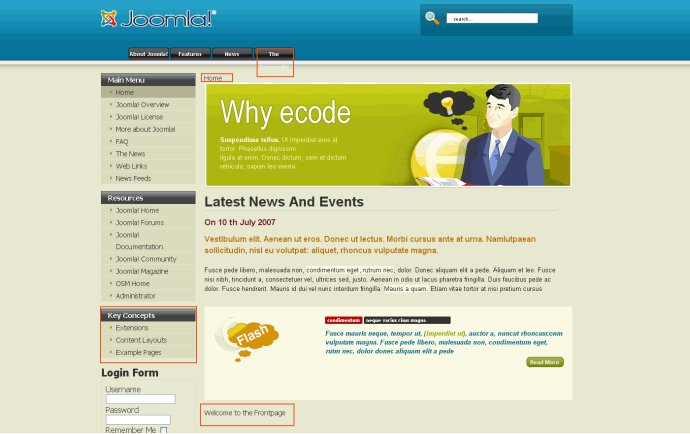 joomla系列教程之制作细化工作