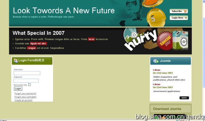 Joomla模板教程二