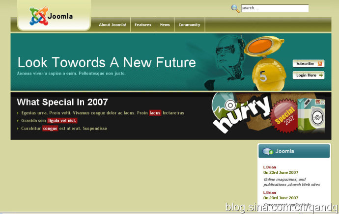 Joomla模板教程二
